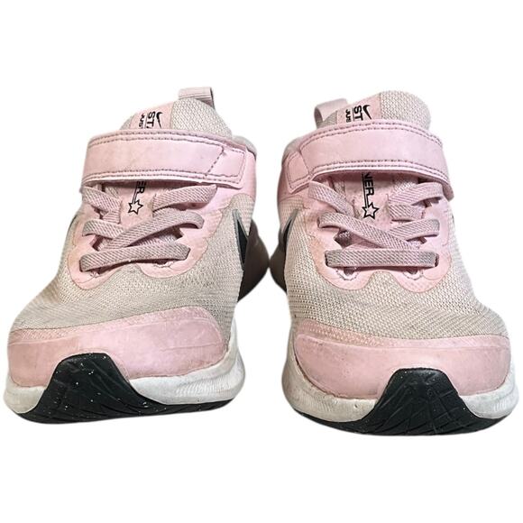 Nike Star Runner 2 Kid Girls Size 12 Pink White Running Shoe Athletic Comfort - Picture 3 of 11